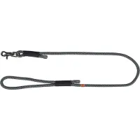 Trixie Hondenriem Soft Rope Zwart / Grijs - 120X0,6 Cm (Chien, Promenade)