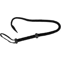 Zado - fouet queue de cheval - accessoire fétichisme noir
