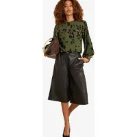 Love & roses Chemisier olive / rose / noir