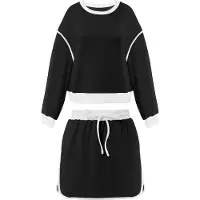 Imily Bela Tenue d'intérieur 'Workout set' noir / blanc