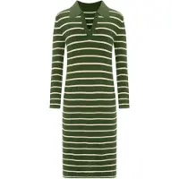 Imily Bela Robes en maille écru / vert