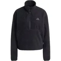 Adidas City Tech High Pile Half Zip Fleece Noir S Femme