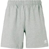 Adidas Originals Pantalon 'ESS' gris chiné / blanc