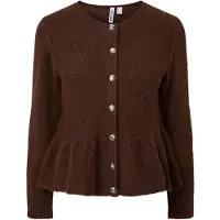 Pieces Cardigan 'PCPinge' brun foncé
