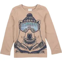 s.Oliver T-Shirt bleu / marine / brocart