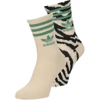 Adidas Chaussettes x FARM Rio Crew Socks 2 Pairs femmes - Beige - S