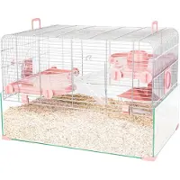 Zolux panas couleur 60 - cage pour rongeurs --- rose