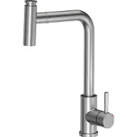 Quadron Le mélangeur de cuisine Steiner Meryl Steinsteel avec un bec extractible.