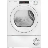 Candy CRO EH10N2TE-S, Debout, Remplissage frontal, Pompe à chaleur, Blanc, Pivotant, Tactile, Blanc