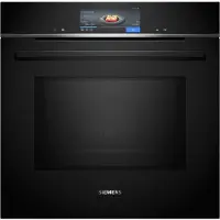 Siemens iQ700, Four encastrable avec fonction micro-ondes, 60 x 60 cm, Noir, HM778GMB1