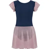 Hummel Mix Glitter Short Sleeve Short Dress Bleu 164 cm Fille
