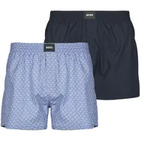 BOSS Caleçons 2P Boxer S. CW Peach hommes - Bleu - EU S
