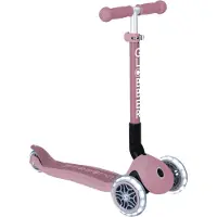 Globber Trottinette enfant 3 roues Foldable Lights Ecologic Rose Berry