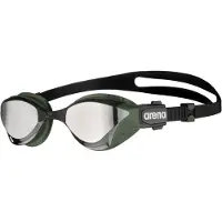 Arena Lunettes de natation Cobra Tri unisexes pour adultes, pour triathlon et fitness, verres miroir antibu e et large vision, argent/arm e