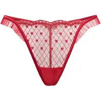 Hunkemoller String 'Cordelie' rouge sang