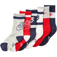 Nike Kids Nhn Retro Crew Socks 6 Pairs Multicolore EU 23 1/2-27 Enfants