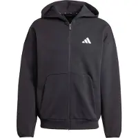 Adidas Future Icons Small Logo Full Zip Sweatshirt Noir S / Regular Homme