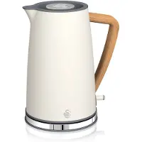 Swan SK14610WHTNEU Bouilloire 1,7L Ultra Rapide Sans Fil Design Moderne Nordic Blanc