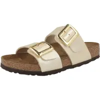 Birkenstock Mules Sydney Cushion Buckle femmes - Beige - 40