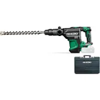 HiKOKI Perfo-burineur SDSMax 40mm MultiVolt 36V 9,0J - Brushless - 4 vitesses -- LVH - RFC - sans batterie ni chargeur - Livré en coffret