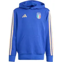 Adidas Italy Dna Hoodie Bleu 15-16 Years Enfants