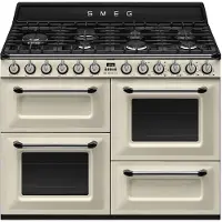 Smeg Tr4110 110 Cm Natural Gas Kitchen With Oven 7 Burners Clair