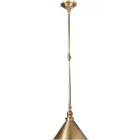 Elstead Lighting Applique murale Provence en laiton vieilli, 1xE27x60W, métal, dimensions : 123x29,7x30 cm, IP20, Elstead