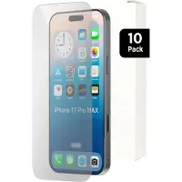 Mobiparts Regular Tempered Glass Apple iPhone 17 Pro Max - 10 Pack (10 pcs, Apple iPhone 17 Pro Max), Téléphone portable : film de protection, Transparent