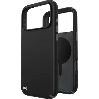 Speck Presidio2 Pro + MS Apple iPhone 17 Pro Max Black - with Microban (Apple iPhone 17 Pro Max), Coque pour téléphone portable, Noir