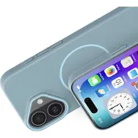 Mobiparts Slim Line Case Apple iPhone 17 (MagSafe Compatible) Sage Green (Apple iPhone 17), Coque pour téléphone portable, Vert