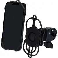 Mobiparts Universal Bike Holder II, Support pour smartphone, Noir