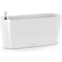 Lechuza Jardinière de table Delta 20 ALL-IN-ONE Blanc brillant 15560