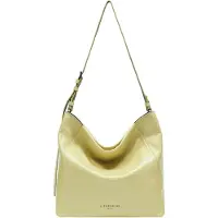 Liebeskind berlin Femmes, Sac à main, Hobo Geräumige Schultertasche aus Leder, Vert