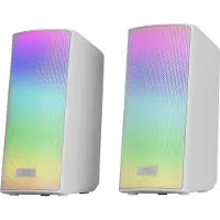 Mars Gaming Haut-parleurs pour ordinateur portable MSRGB2W blanc