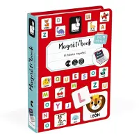 Janod Magnetibook - Alphabet espagnol jeu magnétique jouet éducatif