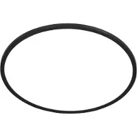 Briloner Slim LED Plafonnier, rétro-éclairage, plat, rond, 48cm, noir