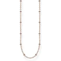 Thomas Sabo Chaîne à pois or rose, (Argent 925, Argent 925, Argent sterling 925, Dorure à l'or rose 750, 38 cm)