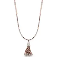Leonardo Collier avec pendentif Cléa acier inoxydable,verre, (Acier inoxydable, Verre)