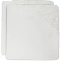 Jollein Drap-Housse Jollein Jersey Ivory (2pack)-40/50 x 80/90 cm