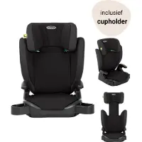Graco Junior Maxi i-Size R129 -turvavyöistuin, 100–150 cm, Midnight