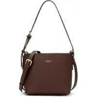 Carlheim Femmes, Sac à main, Sac à main en cuir véritable, élégant et fonctionnel, résistant à l'eau, Marron