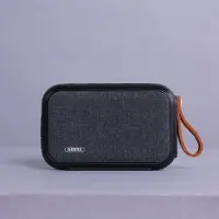 Remax Fabric Bluetooth Speaker, Portable Black, Enceinte Bluetooth, Noir