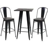 MCW Set de table haute -A73 métal (3 pièces)