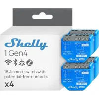 Shelly · Encastré · « 1 Gen4, lot de 4 » · Relais · max ·