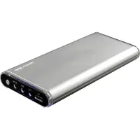 Ultron Realpower Powerbank PB-20800 - Chargeur de batterie (20800 mAh, 76.96 Wh), Chargeur de secours, Argent