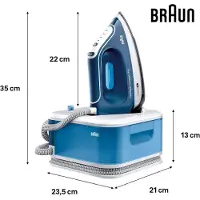 Braun CareStyle Compact Pro IS 2565 BL - Centrale vapeur haute performance