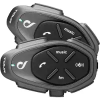 Interphone Cellularline Tour Hd Intercom 2 Units Noir