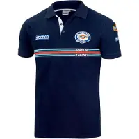 Sparco Replica Martini-r Short Sleeve Polo Blanc L Homme