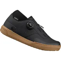 Shimano Chaussures de vélo GF800, modèle SCHUH, pour femmes, plates, noires/ambre, taille 40 - 800.