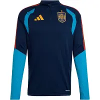 Adidas Maillot 'Spanien 26 Tiro' bleu nuit / azur / orange / rouge foncé